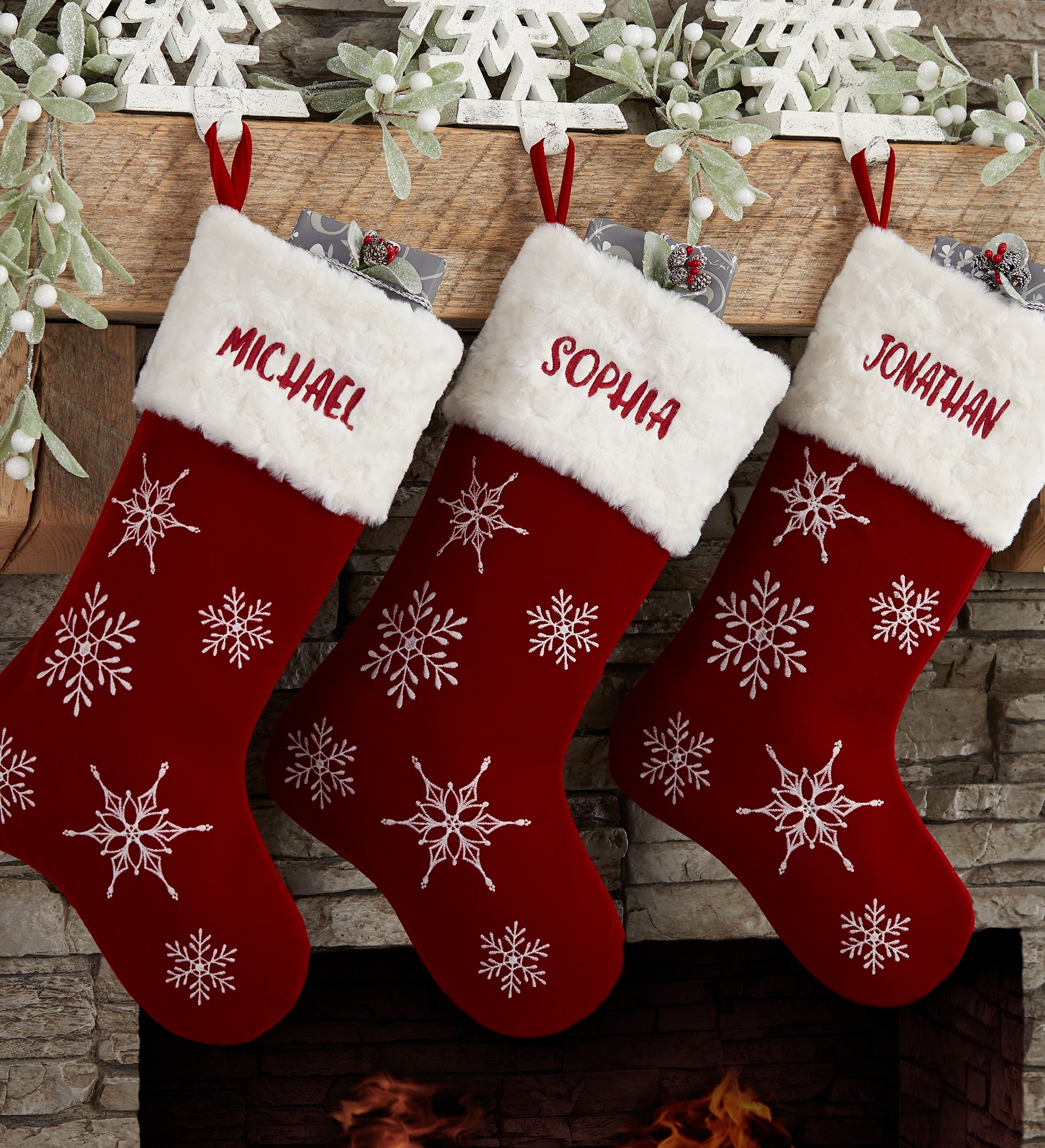 Winter Wonderland Personalized Christmas Stocking
